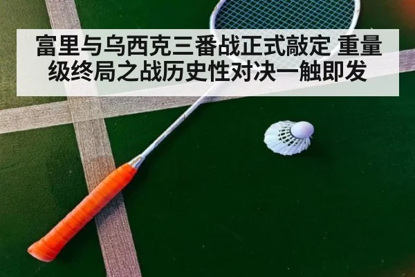 富里与乌西克三番战正式敲定 重量级终局之战历史性对决一触即发